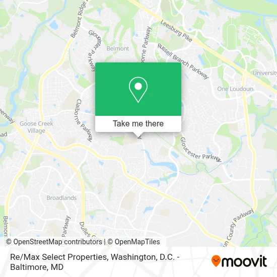 Re/Max Select Properties map