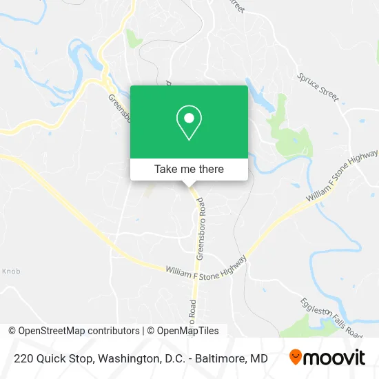 220 Quick Stop map
