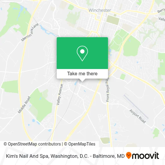 Kim's Nail And Spa map
