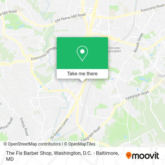 The Fix Barber Shop map