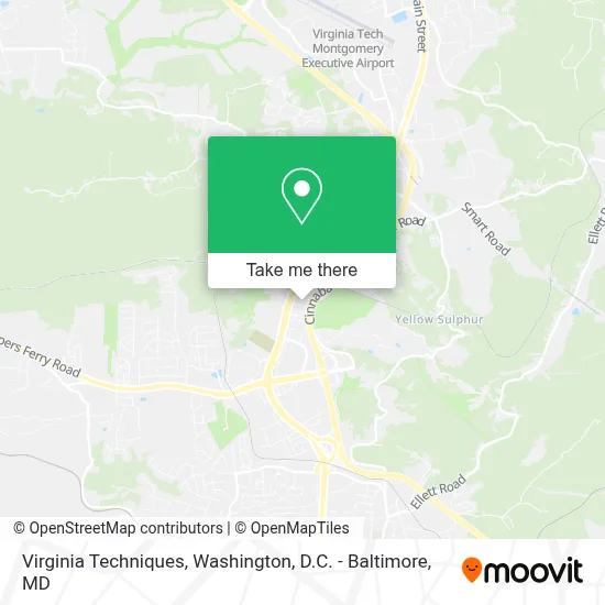 Virginia Techniques map