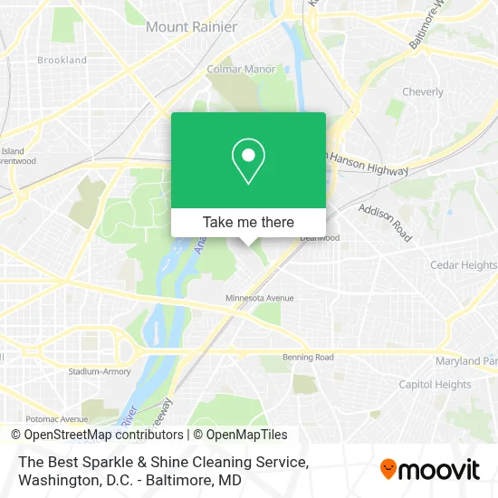 The Best Sparkle & Shine Cleaning Service map
