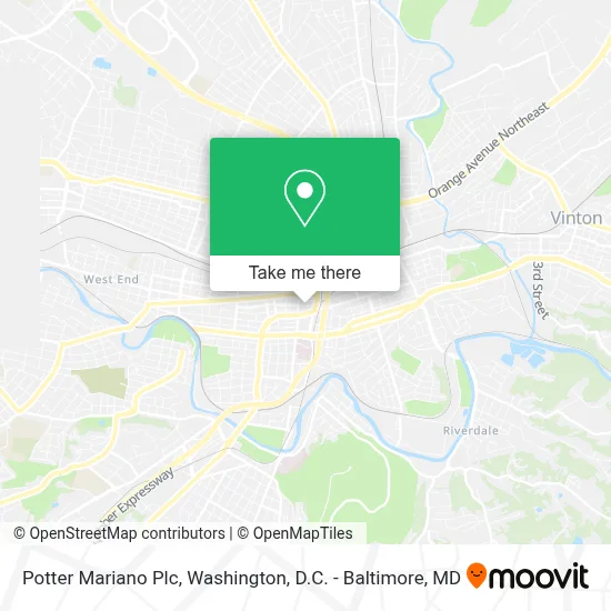 Potter Mariano Plc map