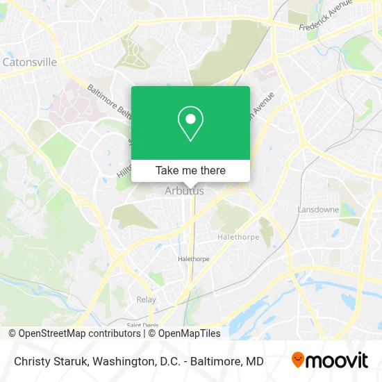 Christy Staruk map