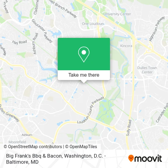 Big Frank's Bbq & Bacon map