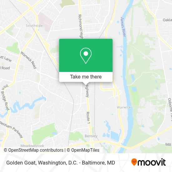 Golden Goat map