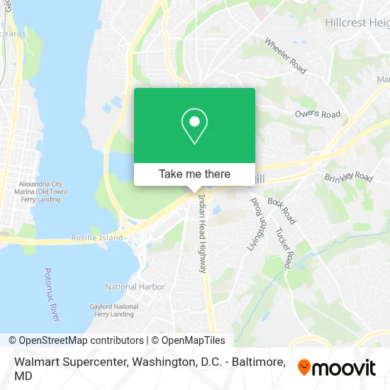 Walmart Supercenter map