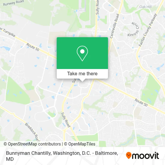 Bunnyman Chantilly map