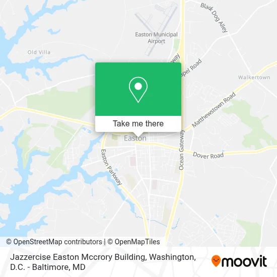 Jazzercise Easton Mccrory Building map