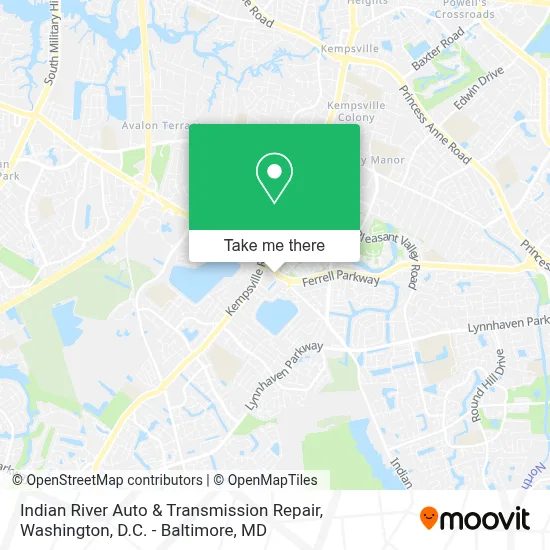 Indian River Auto & Transmission Repair map