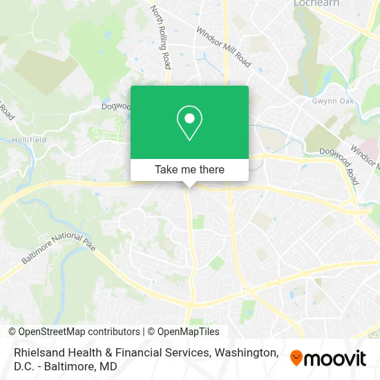 Rhielsand Health & Financial Services map