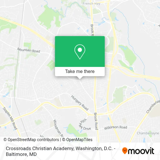 Crossroads Christian Academy map