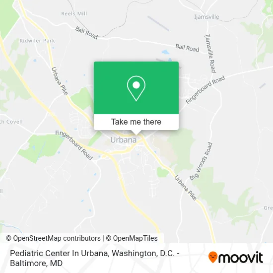 Pediatric Center In Urbana map