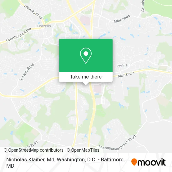 Nicholas Klaiber, Md map