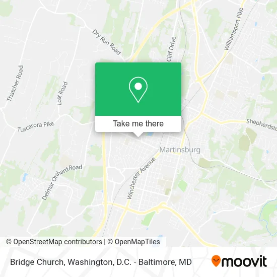 Bridge Church map