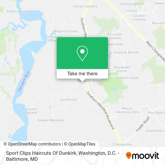 Sport Clips Haircuts Of Dunkirk map