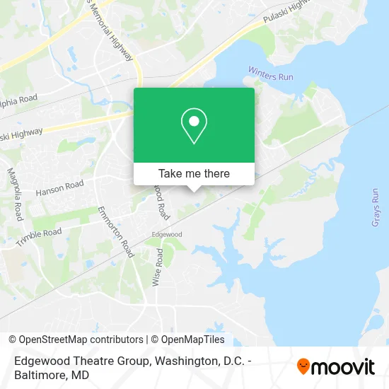 Edgewood Theatre Group map
