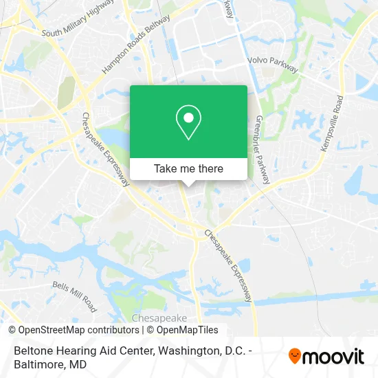 Beltone Hearing Aid Center map