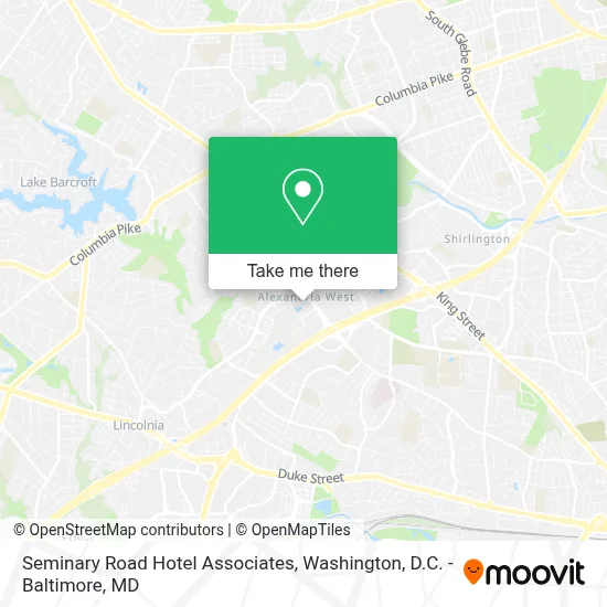 Seminary Road Hotel Associates map