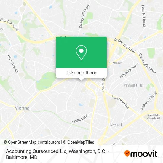 Accounting Outsourced Llc map