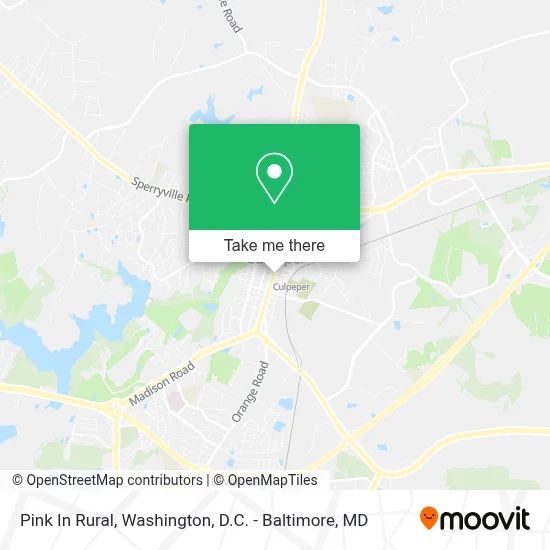 Pink In Rural map