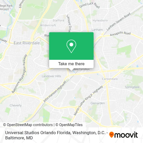 Universal Studios Orlando Florida map
