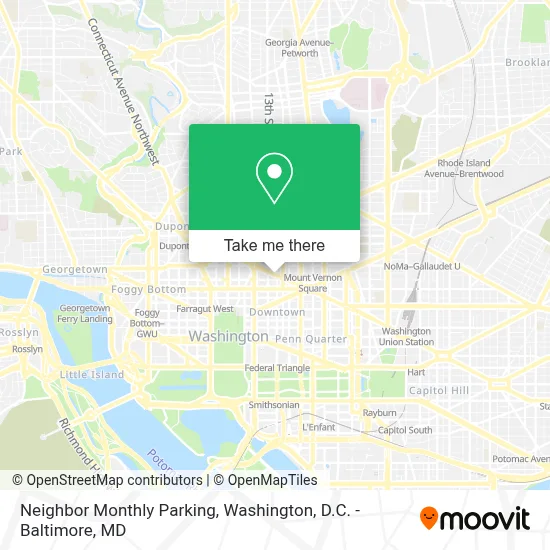 Neighbor Monthly Parking map