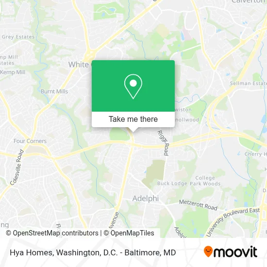 Hya Homes map