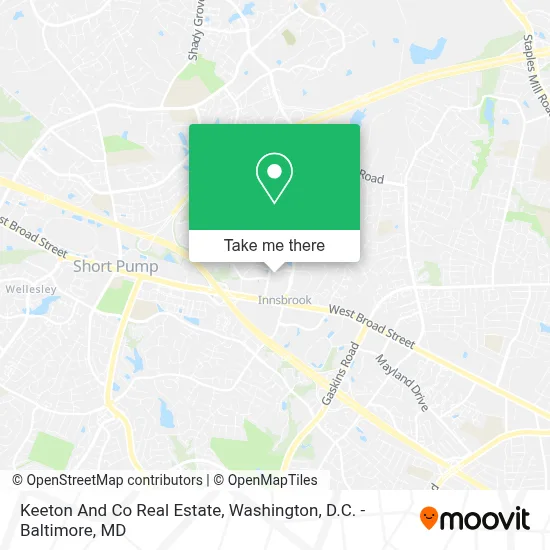 Keeton And Co Real Estate map