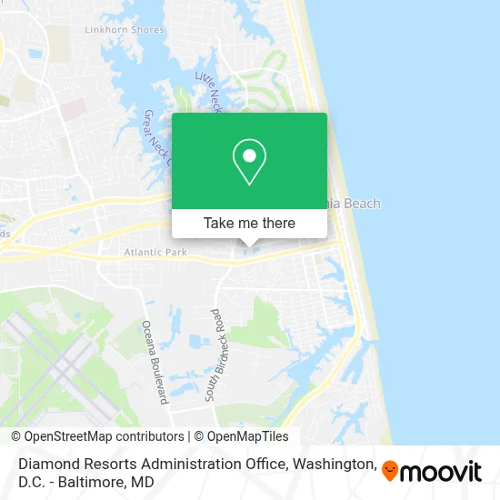Diamond Resorts Administration Office map