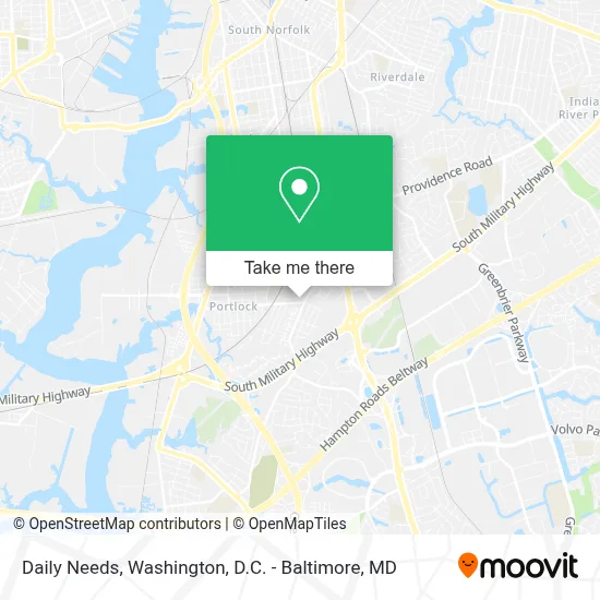 Daily Needs map