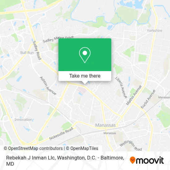 Rebekah J Inman Llc map