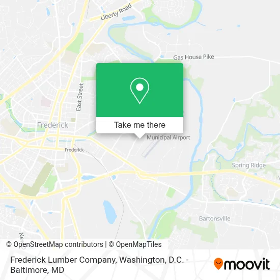 Frederick Lumber Company map