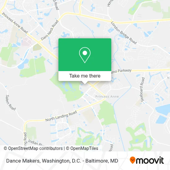 Dance Makers map