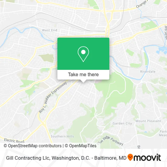 Gill Contracting Llc map