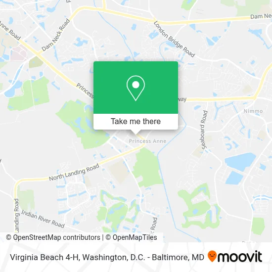 Virginia Beach 4-H map