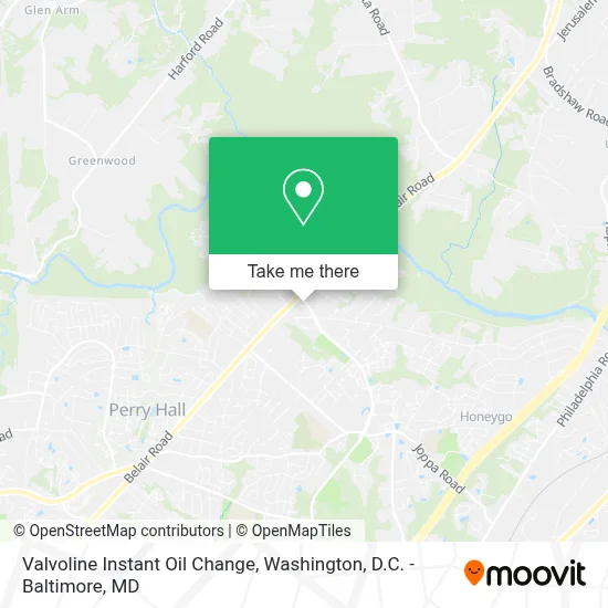 Valvoline Instant Oil Change map