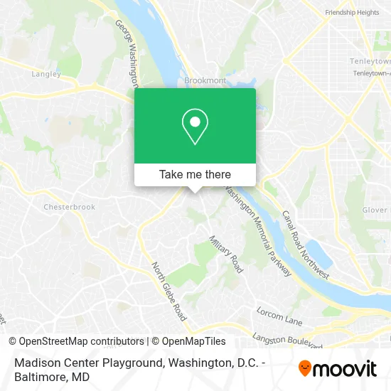 Madison Center Playground map