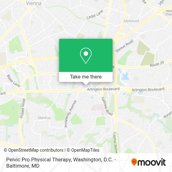 Pelvic Pro Physical Therapy map
