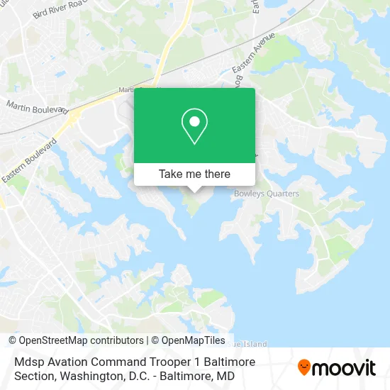 Mdsp Avation Command Trooper 1 Baltimore Section map