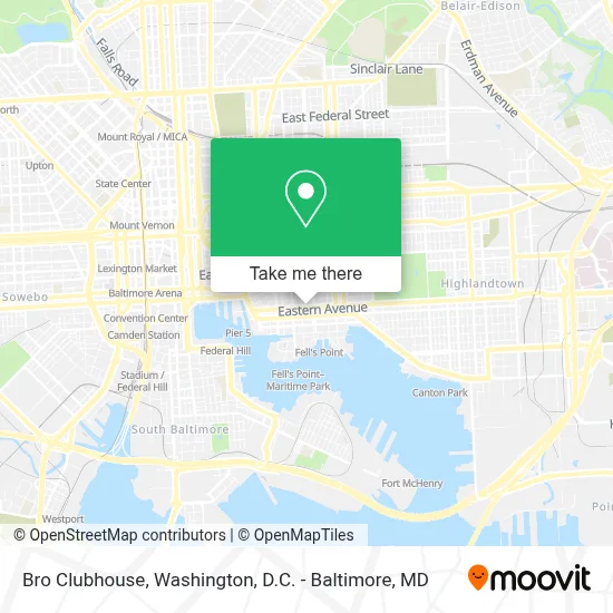 Bro Clubhouse map