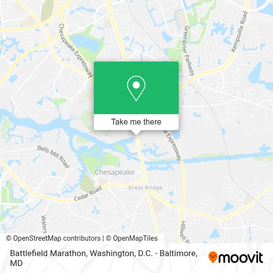 Battlefield Marathon map