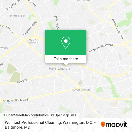 Wellnest Professional Cleaning map
