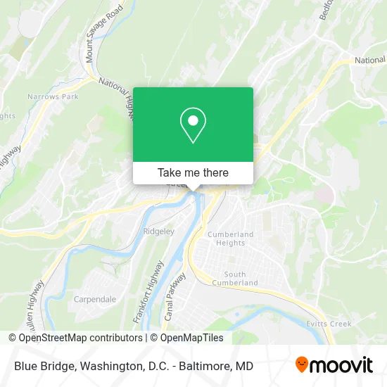 Blue Bridge map