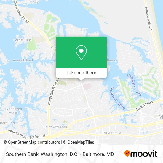 Southern Bank map
