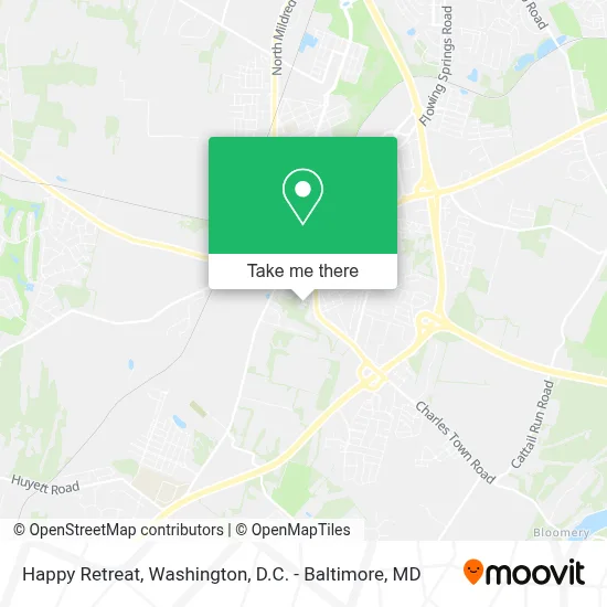 Happy Retreat map