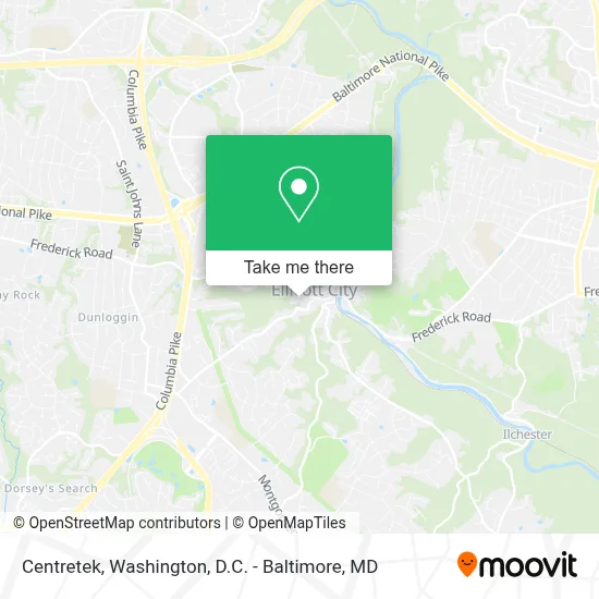 Centretek map