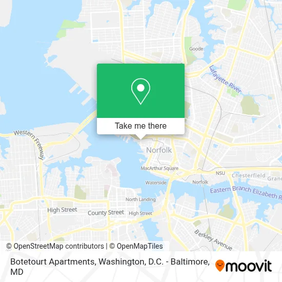 Botetourt Apartments map