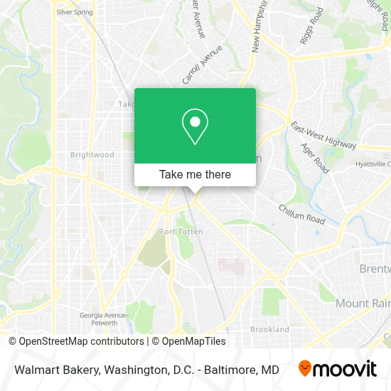 Walmart Bakery map