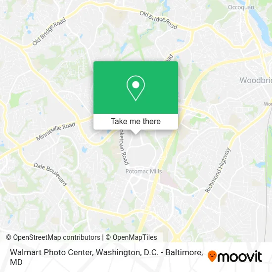 Walmart Photo Center map